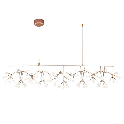 Firefly LED Branch Chandelier - Rose Gold Finish