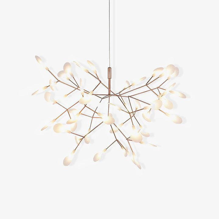 Firefly LED Branch Chandelier - Rose Gold Finish