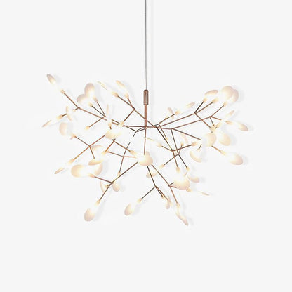 Firefly LED Branch Chandelier - Rose Gold Finish