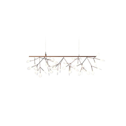 Firefly LED Branch Chandelier - Rose Gold Finish