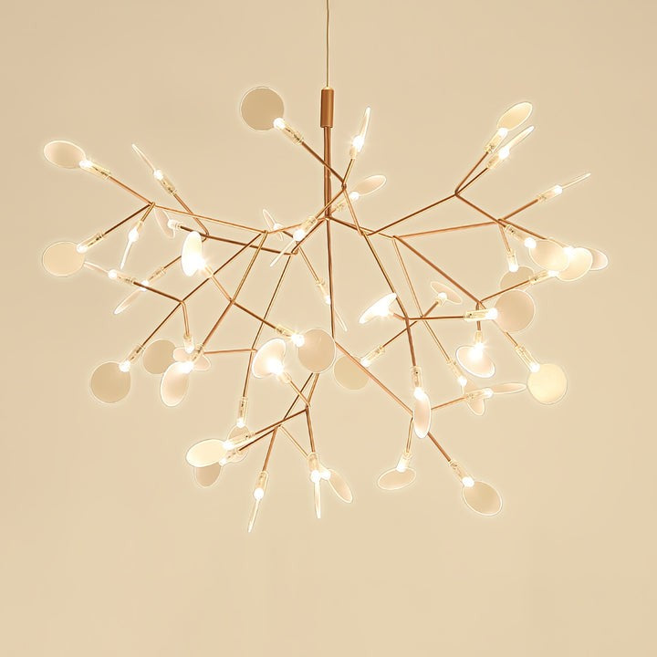 Firefly LED Branch Chandelier - Rose Gold Finish