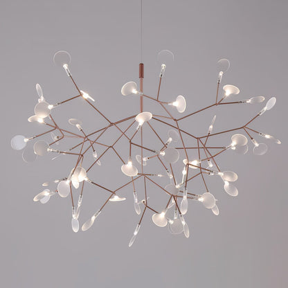 Firefly LED Branch Chandelier - Rose Gold Finish