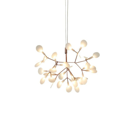 Firefly LED Branch Chandelier - Rose Gold Finish