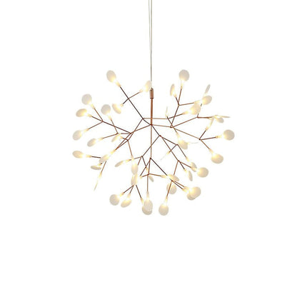 Firefly LED Branch Chandelier - Rose Gold Finish