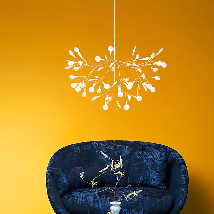 Firefly LED Branch Chandelier - Rose Gold Finish