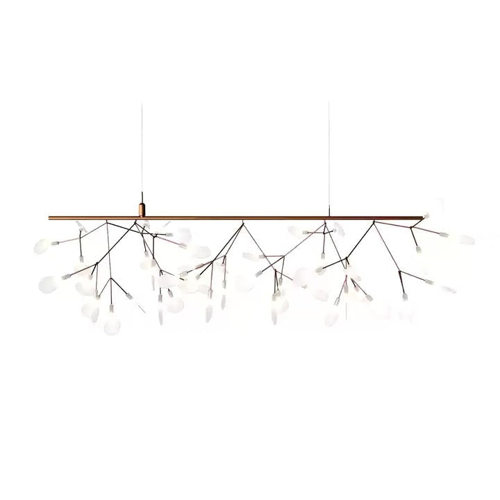 Firefly LED Branch Chandelier - Rose Gold Finish