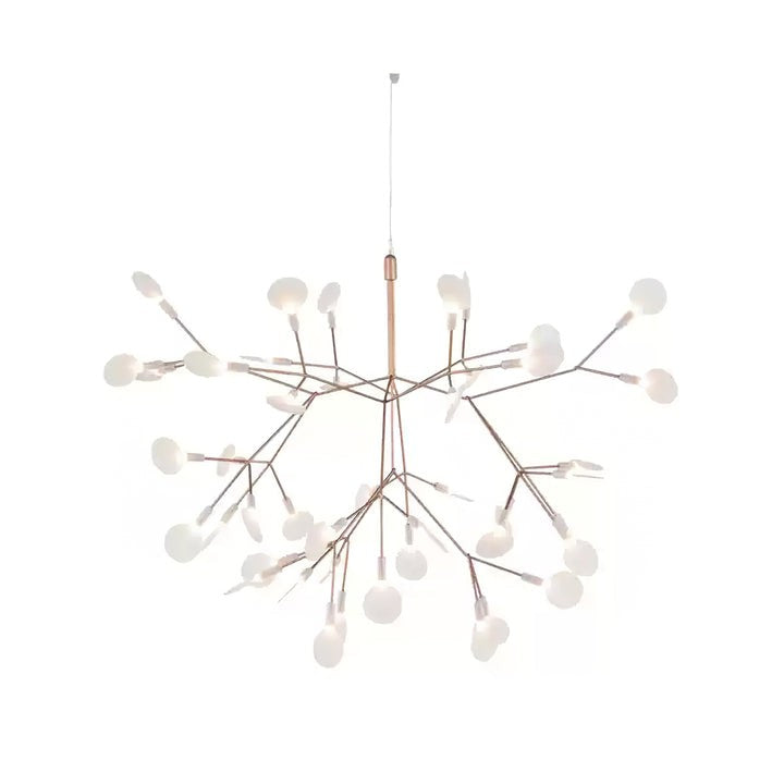 Firefly LED Branch Chandelier - Rose Gold Finish