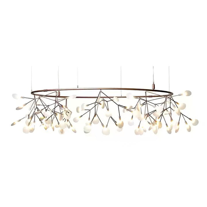 Firefly LED Branch Chandelier - Rose Gold Finish