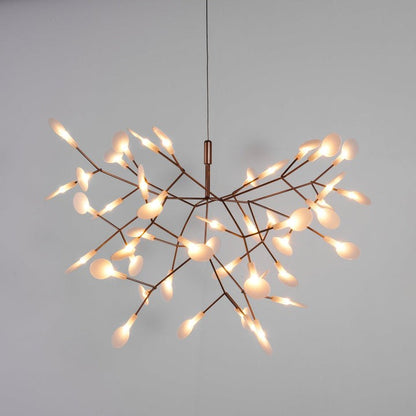 Firefly LED Branch Chandelier - Rose Gold Finish