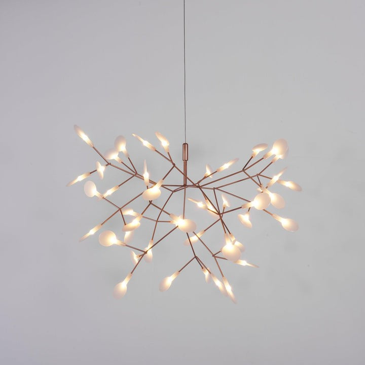 Firefly LED Branch Chandelier - Rose Gold Finish