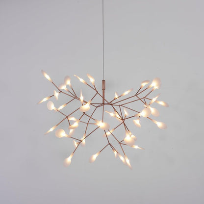 Firefly LED Branch Chandelier - Rose Gold Finish