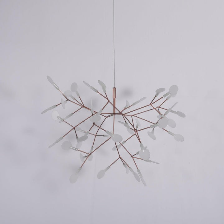 Firefly LED Branch Chandelier - Rose Gold Finish