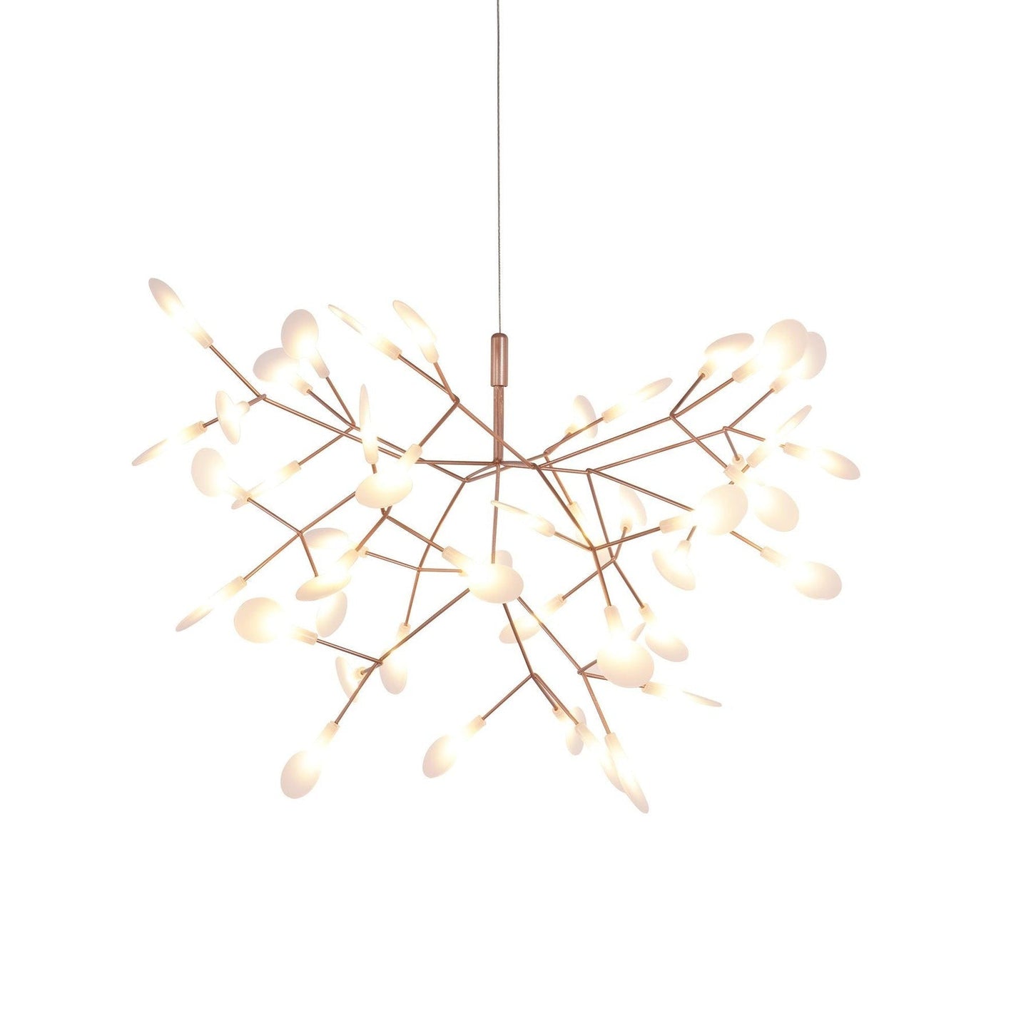Firefly LED Branch Chandelier - Rose Gold Finish