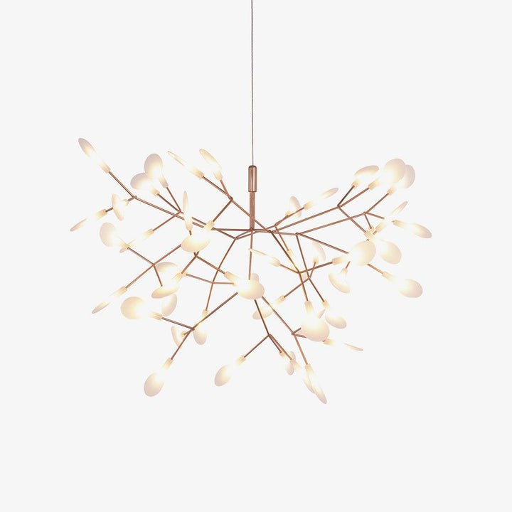 Firefly LED Branch Chandelier - Rose Gold Finish