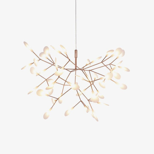 Firefly LED Branch Chandelier - Rose Gold Finish