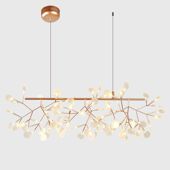 Firefly LED Branch Chandelier - Rose Gold Finish