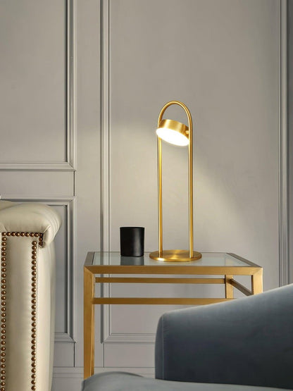 Floating Orb LED Table Lamp – Modern Art Deco Accent Light