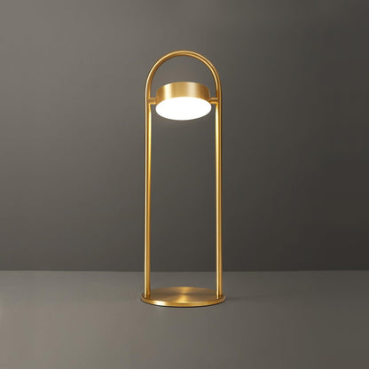 Floating Orb LED Table Lamp – Modern Art Deco Accent Light