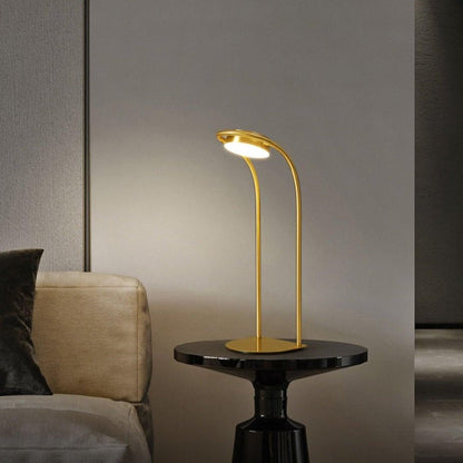Floating Orb LED Table Lamp – Modern Art Deco Accent Light