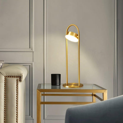 Floating Orb LED Table Lamp – Modern Art Deco Accent Light