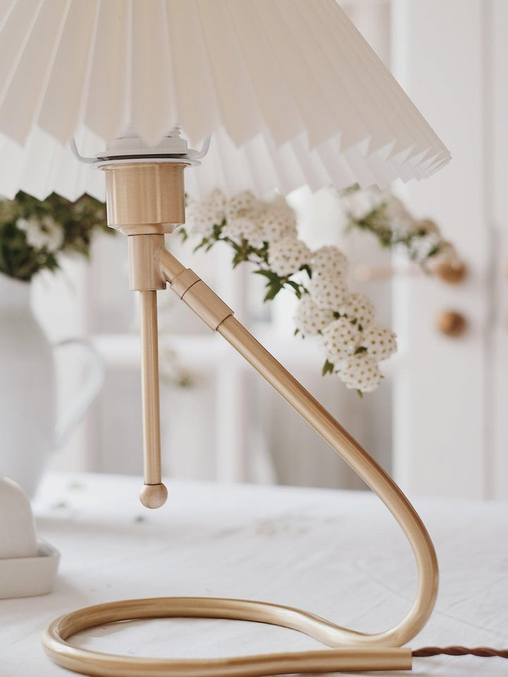 Floating Pleated Shade LED Table Lamp