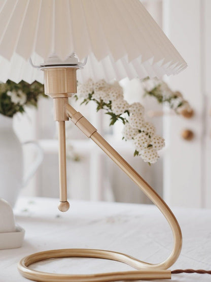 Floating Pleated Shade LED Table Lamp