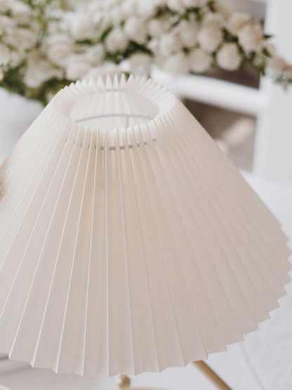 Floating Pleated Shade LED Table Lamp