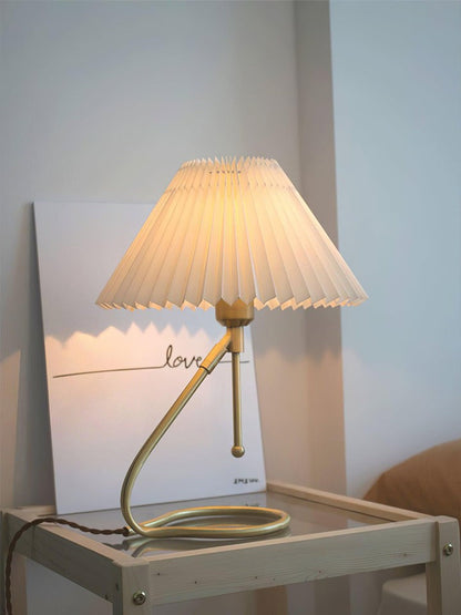 Floating Pleated Shade LED Table Lamp