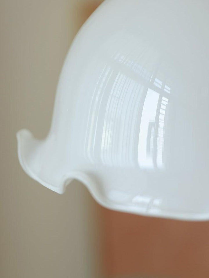 Floral Frosted Glass Pendant Light