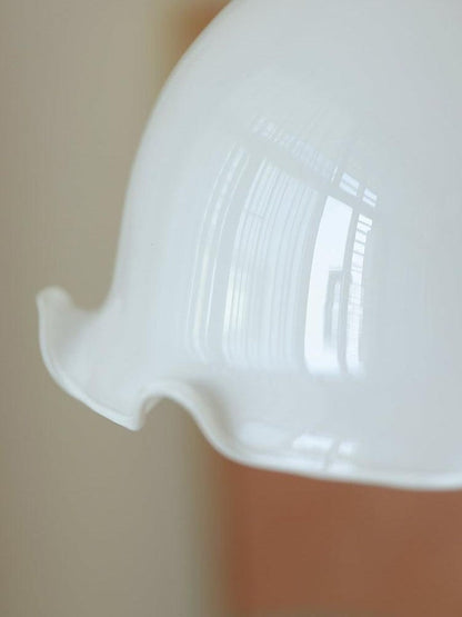 Floral Frosted Glass Pendant Light
