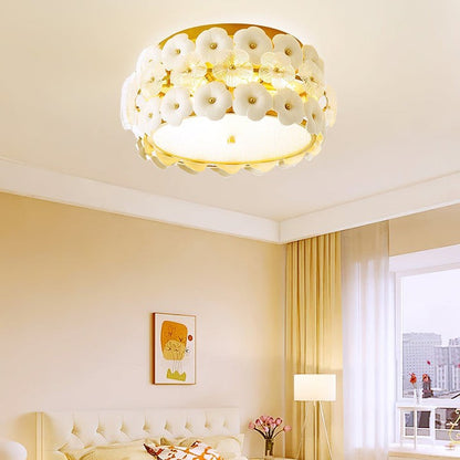 Flower Cluster Glass Ceiling Light