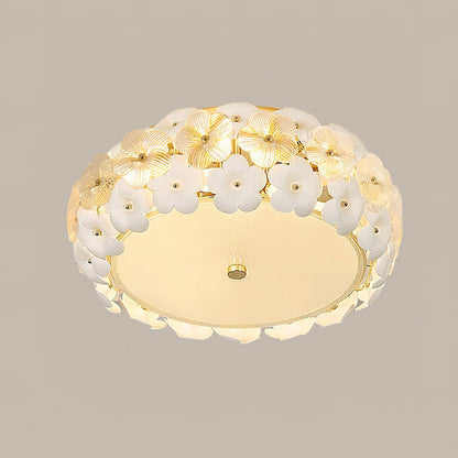 Flower Cluster Glass Ceiling Light