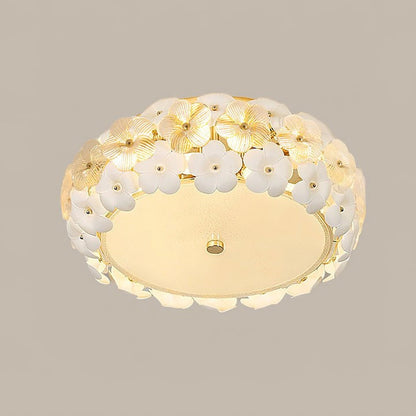 Flower Cluster Glass Ceiling Light