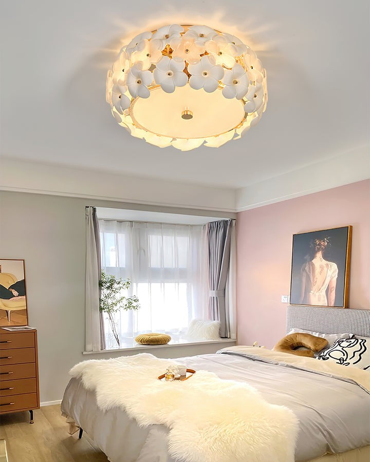 Flower Cluster Glass Ceiling Light