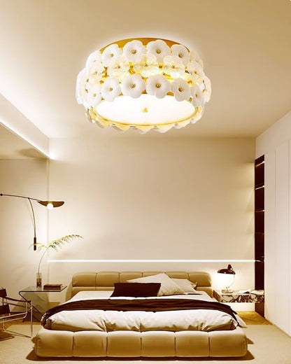 Flower Cluster Glass Ceiling Light