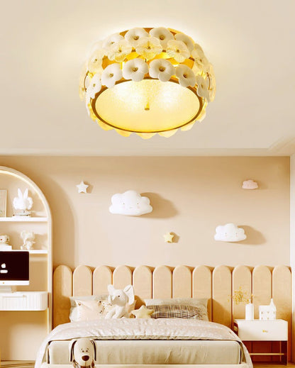 Flower Cluster Glass Ceiling Light