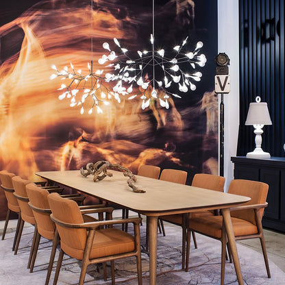 Flowerburst LED Pendant Chandelier – Modern Acrylic Ceiling Light