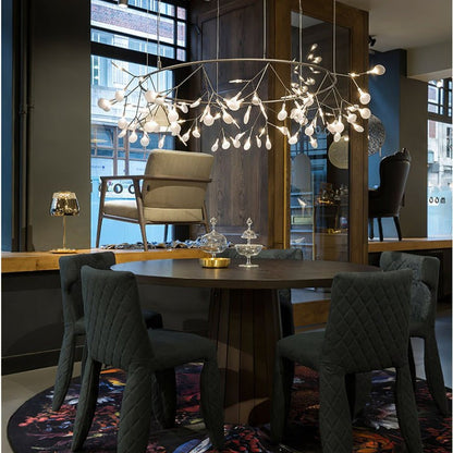 Flowerburst LED Pendant Chandelier – Modern Acrylic Ceiling Light
