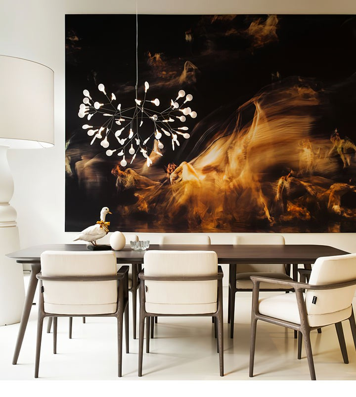 Flowerburst LED Pendant Chandelier – Modern Acrylic Ceiling Light