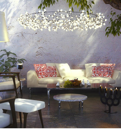 Flowerburst LED Pendant Chandelier – Modern Acrylic Ceiling Light
