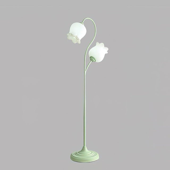 French Country Lily Garland Floor Lamp