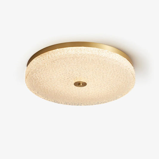 Frost Textured Glass LED Flush Mount Ceiling Light