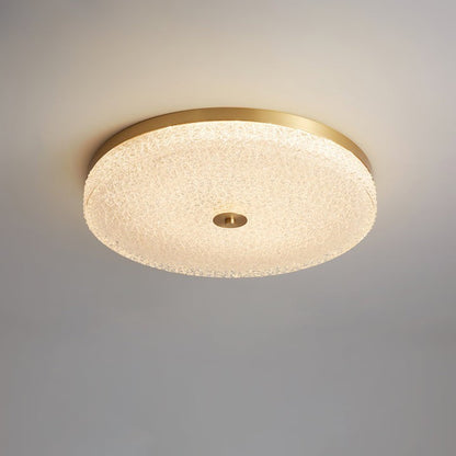Frost Textured Glass LED Flush Mount Ceiling Light