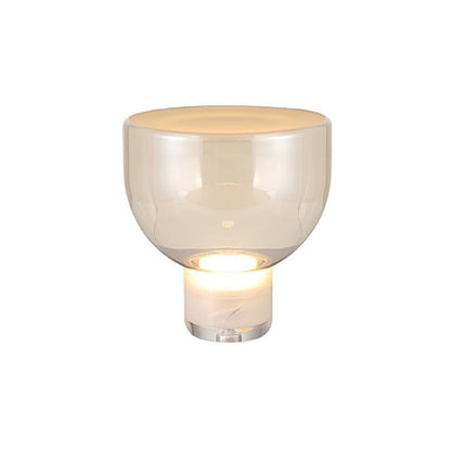 Frozen Cone Glass LED Table Lamp