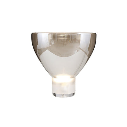 Frozen Cone Glass LED Table Lamp