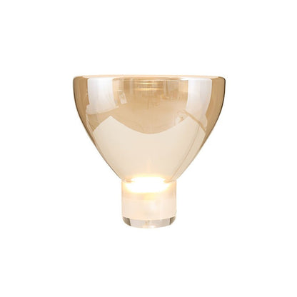 Frozen Cone Glass LED Table Lamp