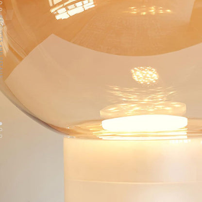 Frozen Cone Glass LED Table Lamp