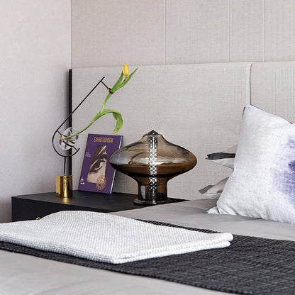 Futuristic Glass LED Table Lamp