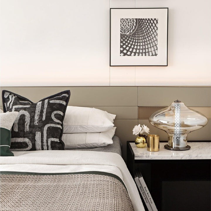 Futuristic Glass LED Table Lamp