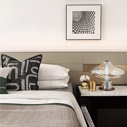 Futuristic Glass LED Table Lamp